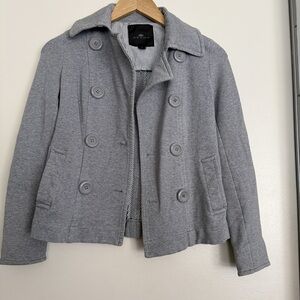 Gray Heathered Womens Coat